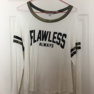Flawless Always shirt with camo detailing